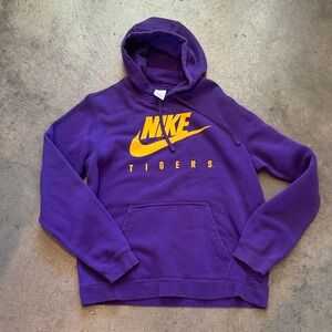 Nike LSU Purple and Gold Men's Hoodie